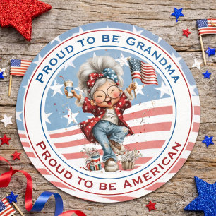 Proud to Be Grandma Sticker