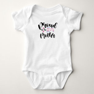 Proud To Be Her Mum LGBTQ Transgender Parent Trans Baby Bodysuit