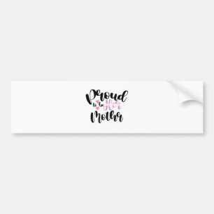 Proud To Be Her Mum LGBTQ Transgender Parent Trans Bumper Sticker