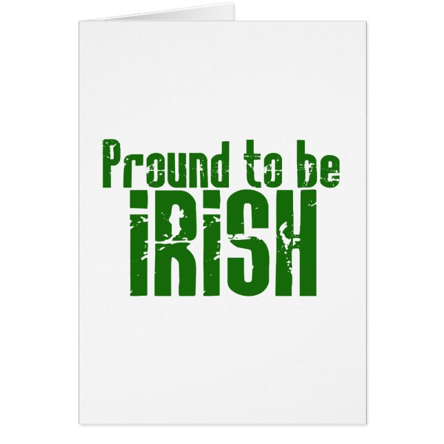 Proud to be Irish (Front)