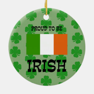 Proud to be Irish, Ceramic Tree Decoration