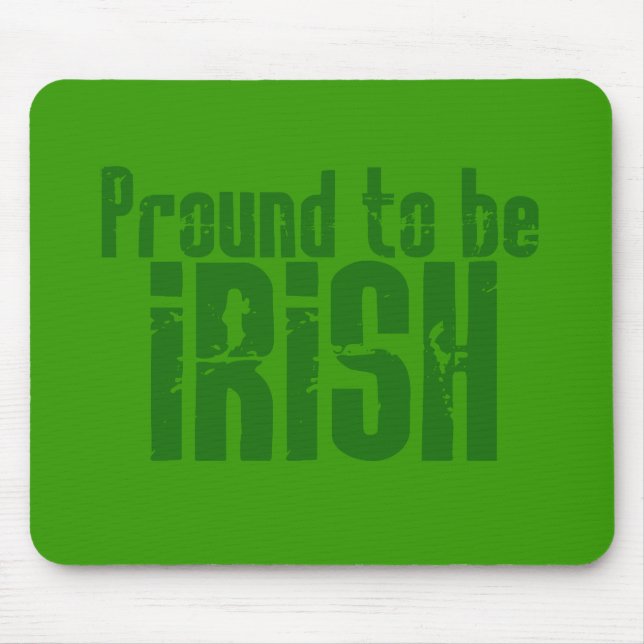 Proud to be Irish Mouse Mat (Front)