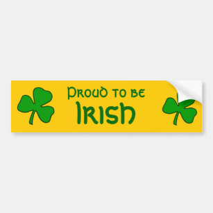 Ireland Bumper Stickers & Car Stickers | Zazzle UK