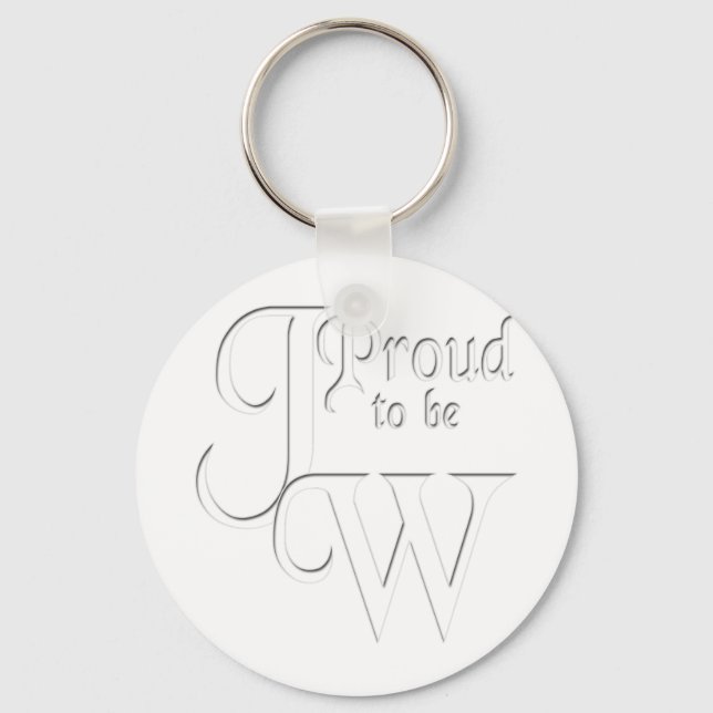 Proud to be Jehovah's Witness Key Ring (Front)