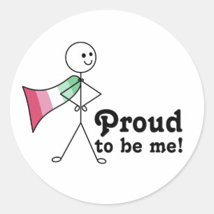 Proud to Be Me Abrosexual Pride super hero Classic Round Sticker