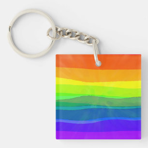 Proud To Be Me - LGBTQIA Pride Key Ring
