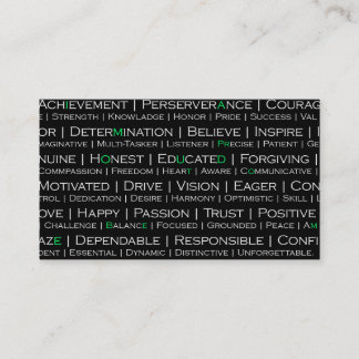 Proud To Be Me Professional Business Card