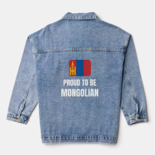 Proud to be Mongolian Denim Jacket