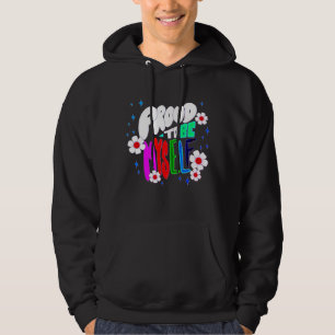 Proud To Be Myself, Colors, Flowers, Hoodie
