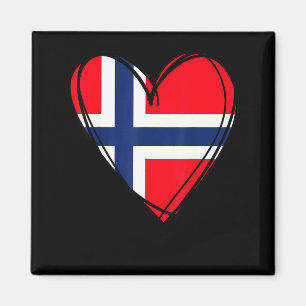 Proud to be norwegian dad mum boy kid cool norway magnet
