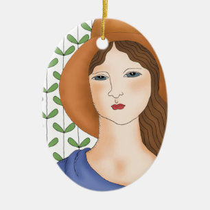 Proud to be Organic Ceramic Tree Decoration