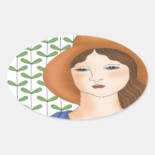 Proud to be Organic Oval Sticker