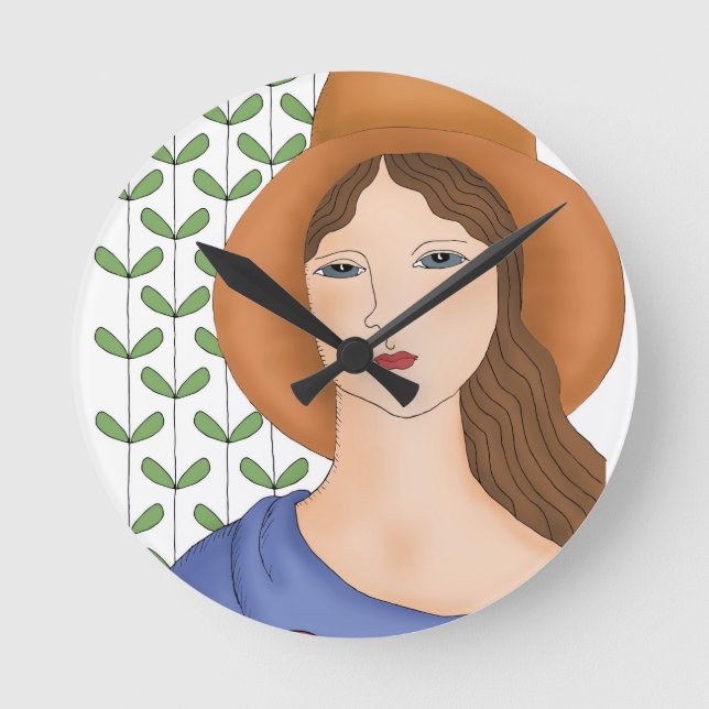 Proud to be Organic Round Clock (Front)