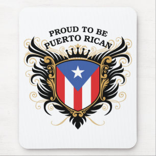 Proud to be Puerto Rican Mouse Mat