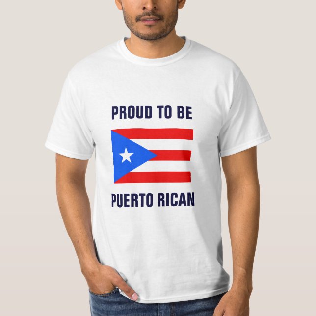 Proud to Be Puerto Rican T-Shirt (Front)
