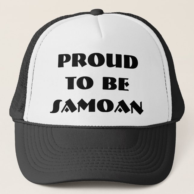 PROUD TO BE SAMOAN HAT (Front)