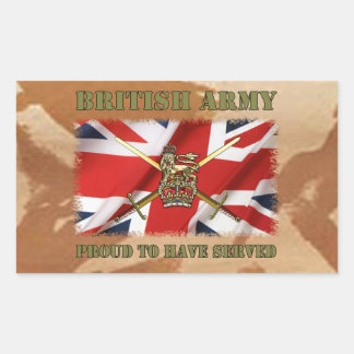 Proud to have served......UK Rectangular Sticker