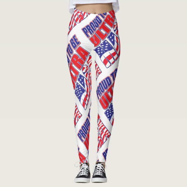 Proud to Support President Trump Leggings (Front)