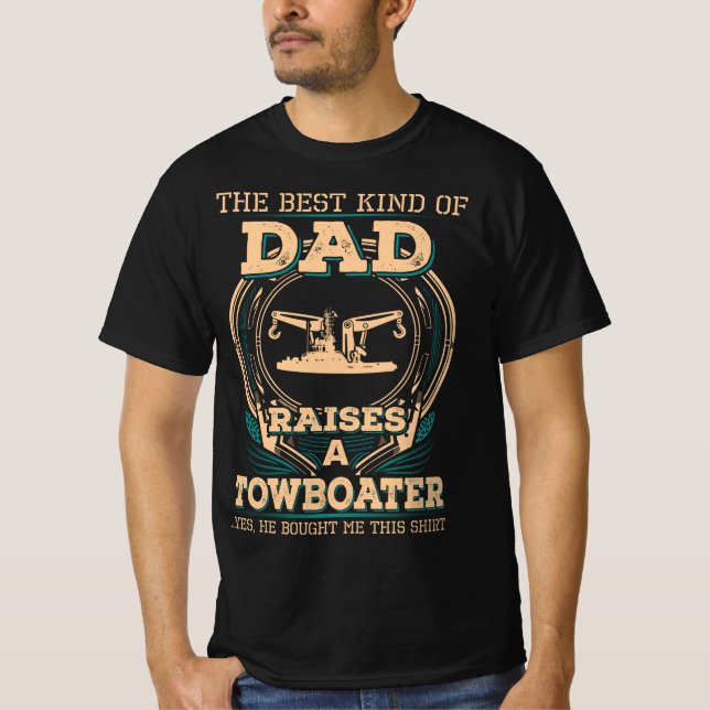 Proud Towboater's Dad T-Shirt (Front)