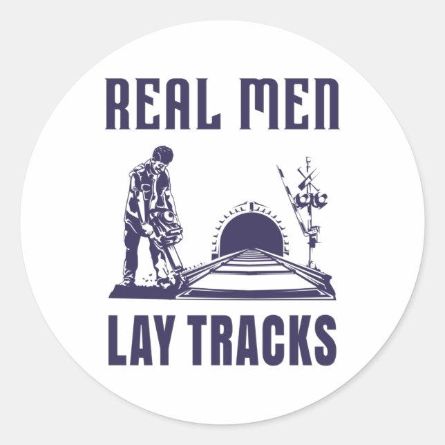 Proud Track Builder Classic Round Sticker (Front)