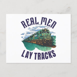Proud Track Builder Postcard