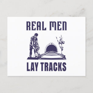Proud Track Builder Postcard