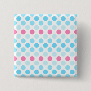 Proud Transmasculine Pride Flag Colours Polkadots 15 Cm Square Badge