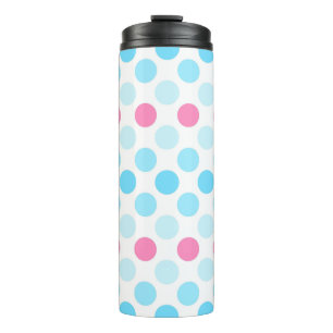 Proud Transmasculine Pride Flag Colours Polkadots Thermal Tumbler