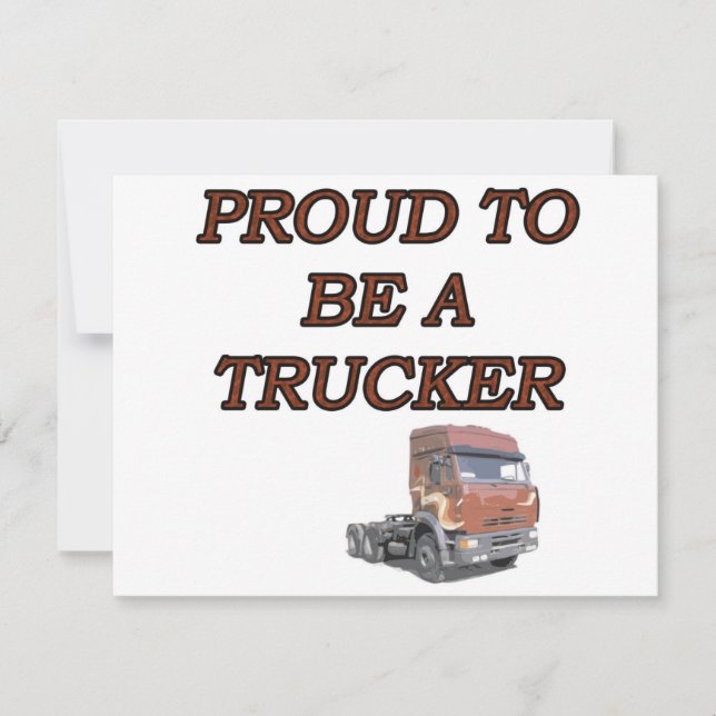 PROUD TRUCKER (Front)