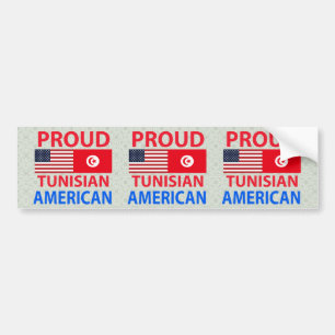 Proud Tunisian American Bumper Sticker