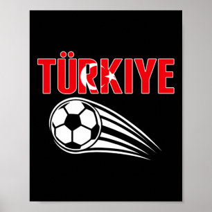 Proud Turkey Soccer Fans Jersey - Türkiye Footll L Poster