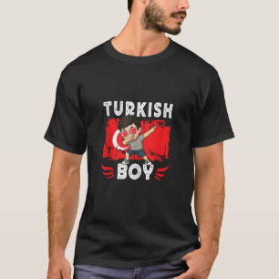 Proud Turkish Boy Dab Pose Turkish Son Guy Turkey  T-Shirt