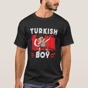 Proud Turkish Boy Dab Pose Turkish Son Guy Turkey  T-Shirt