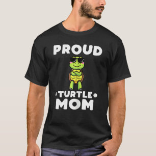 Proud Turtle Mom Ocean Animal Tortoise T-Shirt