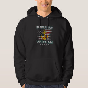 Proud U S Submarine Service Veteran Submariner Ame Hoodie