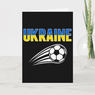 Proud Ukraine Soccer Fans Jersey - Ukrainian Footb Card