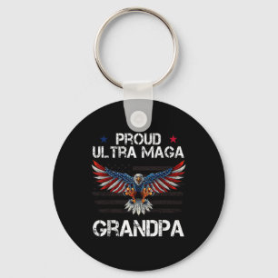 Proud Ultra Grandpa Gifts For Grandpa Eagle Usa Fl Key Ring