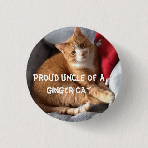 Proud uncle 3 cm round badge
