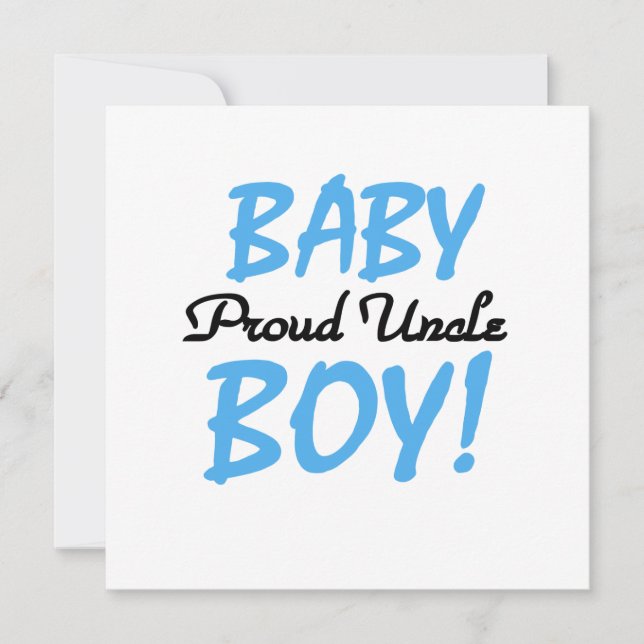 Proud Uncle Baby Boy Gifts (Front)