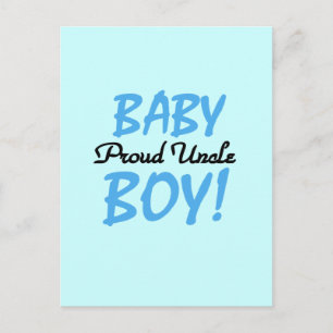 Proud Uncle Baby Boy T-shirts and Gifts Postcard