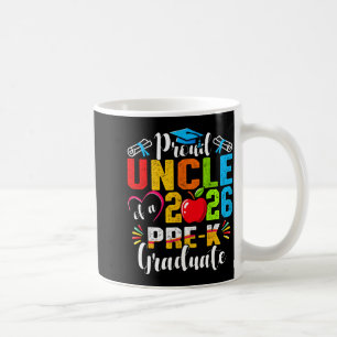 Proud uncle of 2026 pre-k graduate fathers day coffee mug