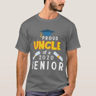 Proud Uncle Of A 2020 Senior Student Graduated Nie T-Shirt