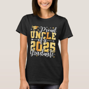 Proud Uncle Of A 2025 Graduate Tee Graduation Cl O