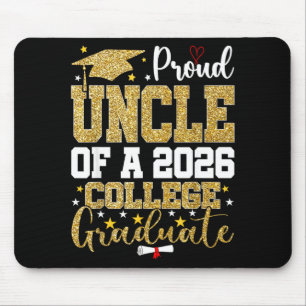 Proud uncle of a 2026 college graduate mouse mat