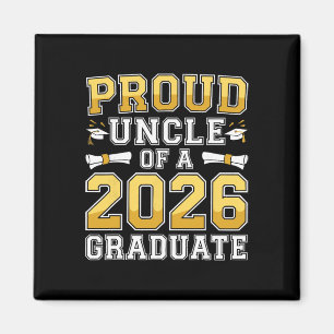Proud Uncle Of A 2026 Graduate Shirt Cl 2026 Gradu Magnet