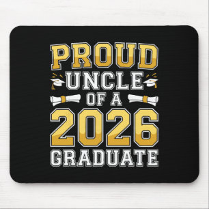 Proud Uncle Of A 2026 Graduate Shirt Cl 2026 Gradu Mouse Mat