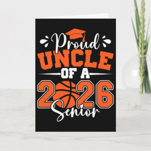 Proud Uncle Of A 2026 Senior Sketll Graduation Fam Card