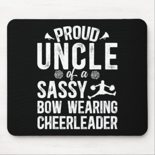 Proud Uncle Of A Cheerleader Uncle Cheer Uncle _1 Mouse Mat