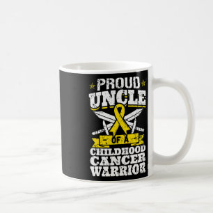 Proud Uncle Of A Childhood Cancer Warrior Awarenes Coffee Mug