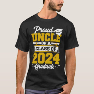 Proud Uncle of a Class of 2024 Graduate Graduation T-Shirt